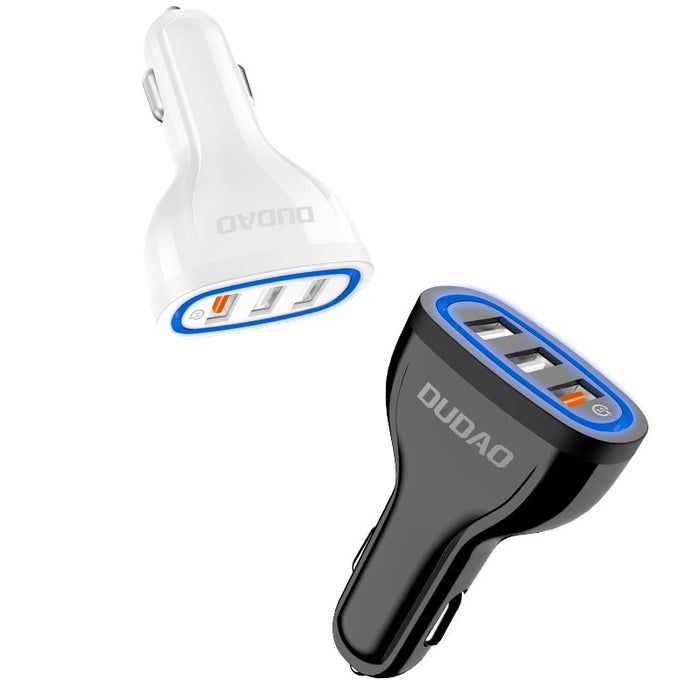 Triple USB Car Charger - 18W  QC 3.0 (Supports Quick Charge) R7S