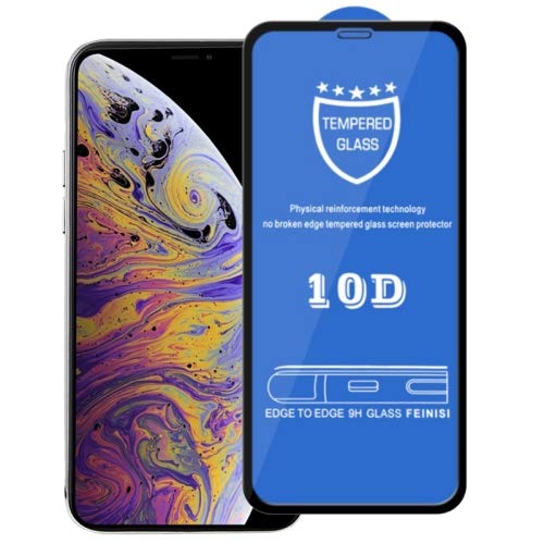 10D - iPhone 11 Pro Max Tempered Glass (Edge to Edge Full Screen Coverage)