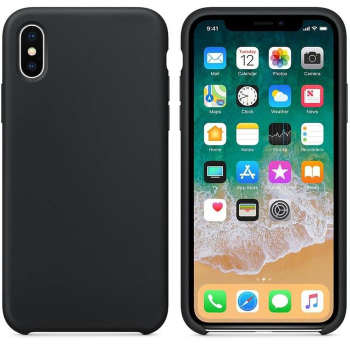iPhone X & iPhone XS Soft Silicone Case Cover (Assorted Color)