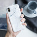 iPhone X I iPhone XS Marble Glass Silicone Case Cover (Assorted Color)