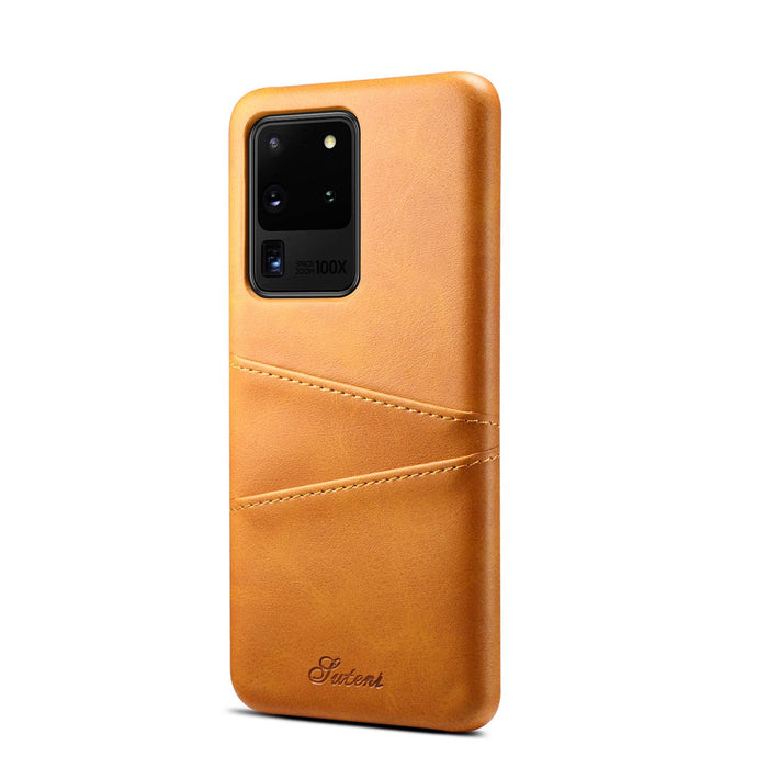 Samsung Galaxy S10 Wallet Case with Credit Card Holder, Synthetic Leather Slim Back Cover Protective Case