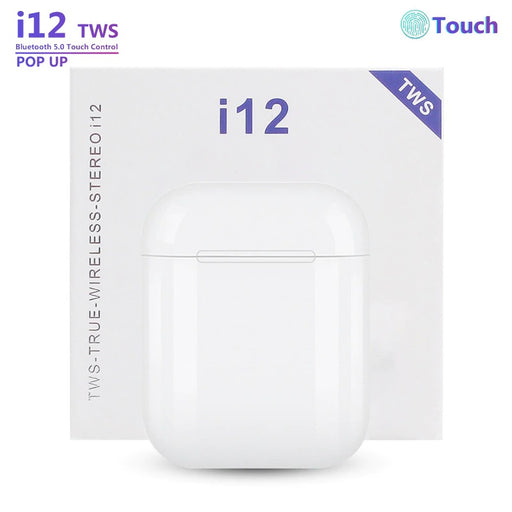 i12 TWS Wireless Earphone with Portable Charging Case Supporting Sensor with Great Performance