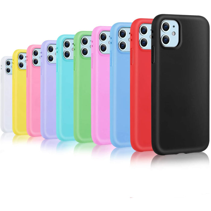 iPhone XR Soft Silicone Case Cover (Assorted Color)