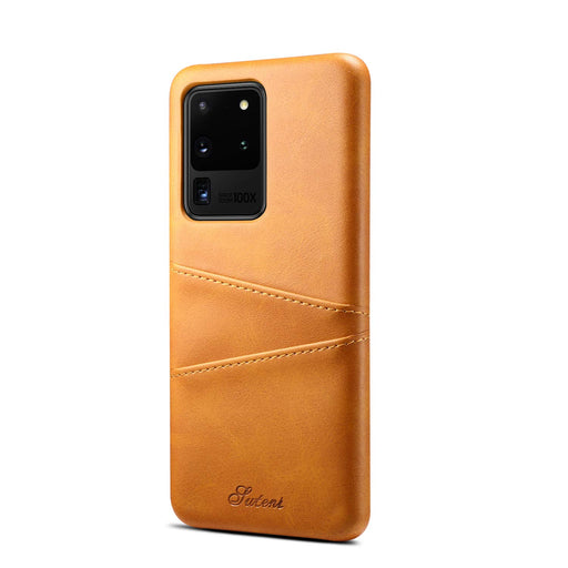 Samsung Galaxy S10 Plus Wallet Case with Credit Card Holder, Synthetic Leather Slim Back Cover Protective Case