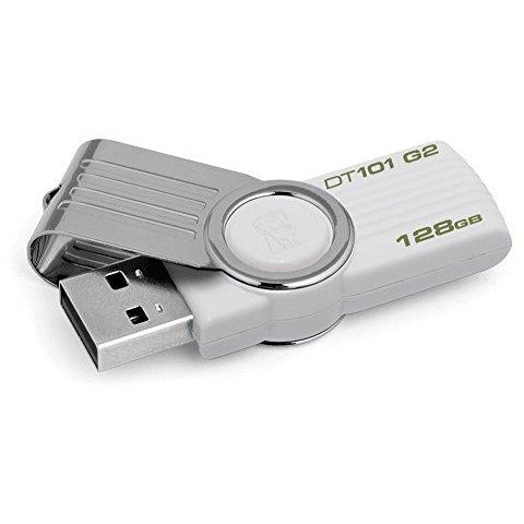 Kingston Digital 128GB DataTraveler 101 G2 USB 2.0 Drive (DT101G2/128GB)