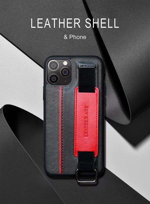 Multi Function Leather Case With Wristband Card Slot Mobile Phone Stand Cover Wallet Case For iPhone 13 Mini, iPhone 13, iPhone 13 Pro, iPhone 13 Pro Max