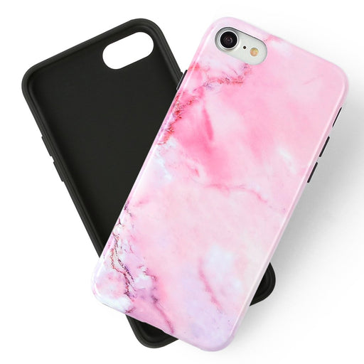 iPhone 7 Plus & iPhone 8 Plus Marble Soft Silicone Case Cover (Assorted Color)