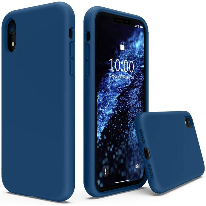 iPhone XR Soft Silicone Case Cover (Assorted Color)