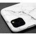 iPhone 11 Pro Max Marble Glass Silicone Case Cover (Assorted Color)