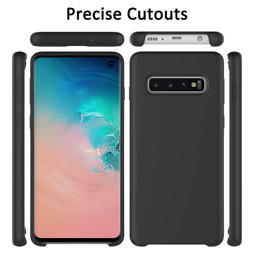 Samsung Galaxy S10 Plus Soft Silicone Case Cover (Assorted Color)