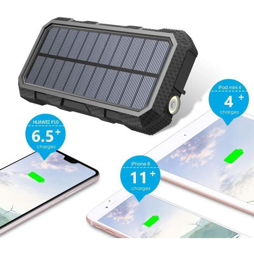 SOLAR POWER UNIVERSAL POWER BANK - 24000 MAH DUAL USB PORT