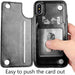 iPhone 11 Pro Slim Fit Leather Wallet Case Card Slots Shockproof Folio Flip Protective Defender Shell