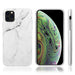 iPhone 11 Pro Max Marble Glass Silicone Case Cover (Assorted Color)