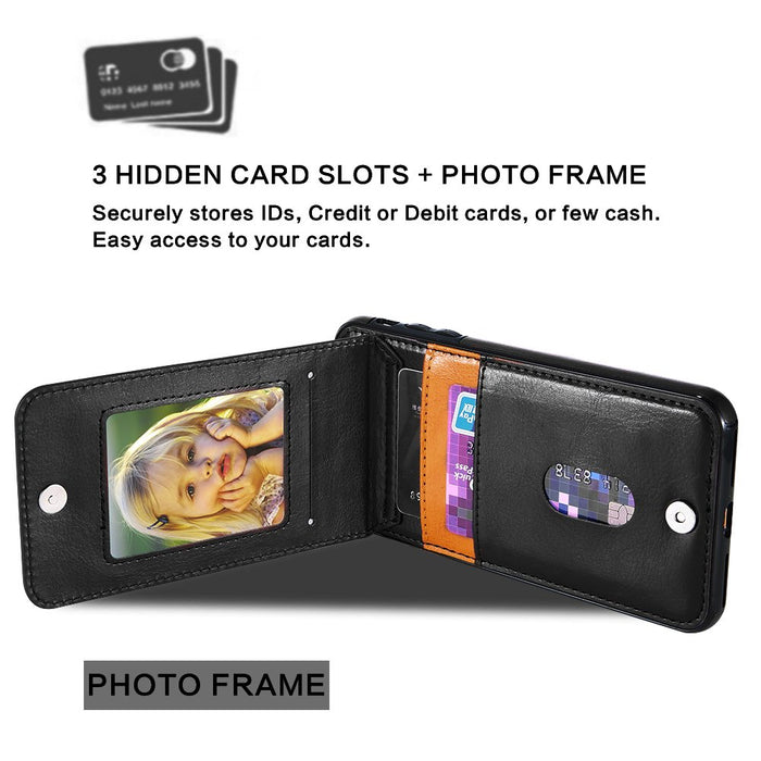 iPhone 11 Pro Max Leather wallet case with credit card slots