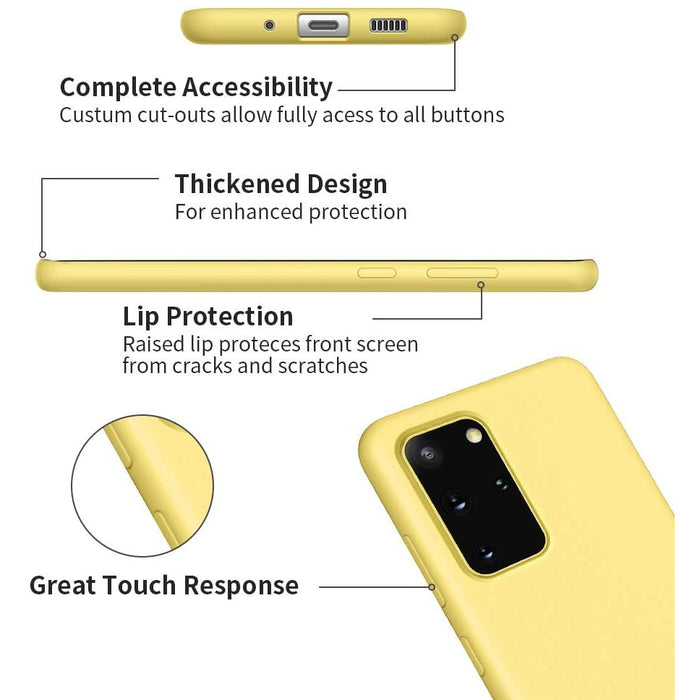 Samsung Galaxy S20 Plus Soft Silicone Case Cover (Assorted Color)