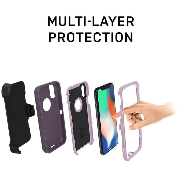 OtterBoxHard Defender Case - iPhone X / iPhone Xs (with Belt clip)