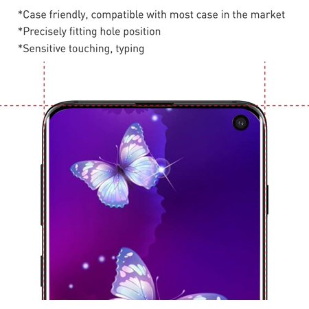 Samsung Galaxy S10 Plus Tempered Glass (Full with Fingerprint Recognition)