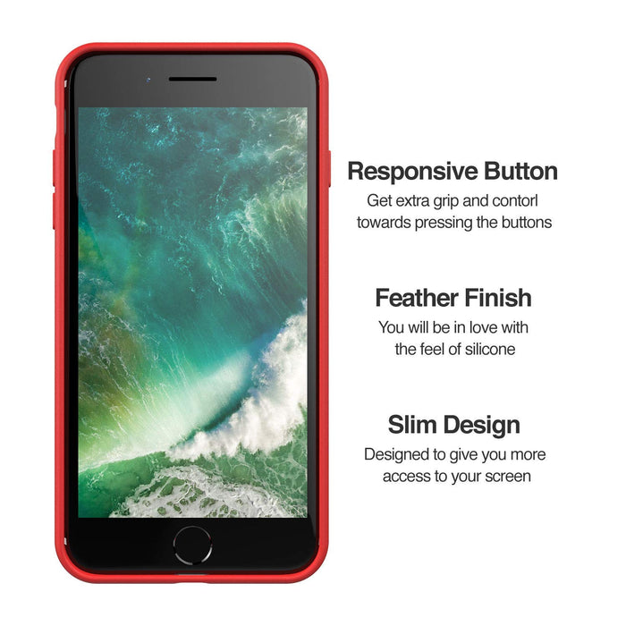 iPhone 7 Plus & iPhone 8 Plus Soft Silicone Case Cover (Assorted Color)