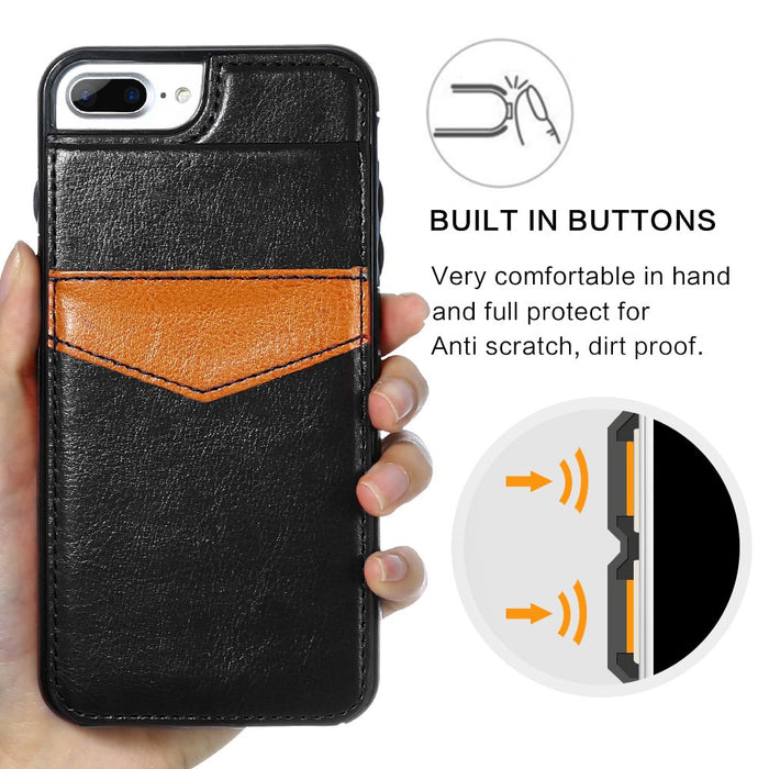 iPhone 11 Leather wallet case with credit card slots