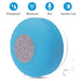 Bluetooth Wireless Waterproof FM Radio Shower Speaker Support All Smartphone & Android Mobile (Multicolor)