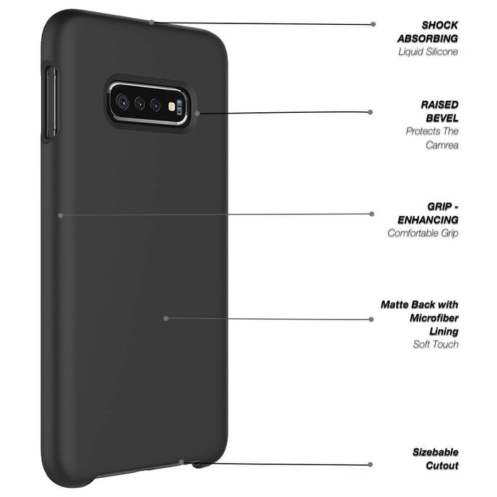 Samsung Galaxy S10 Plus Soft Silicone Case Cover (Assorted Color)