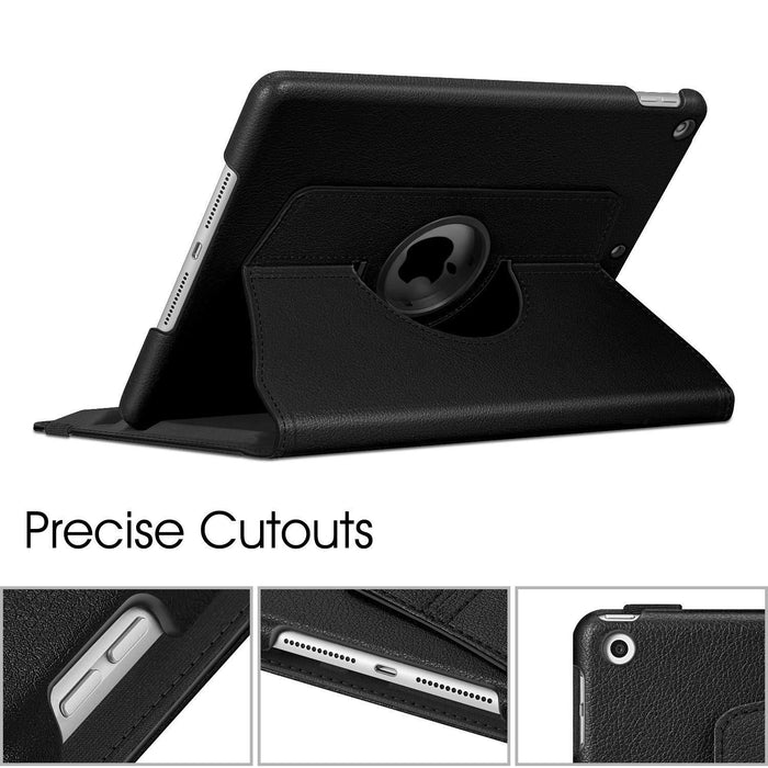 Rotatable Leather Cover Case - iPad 2/3/4