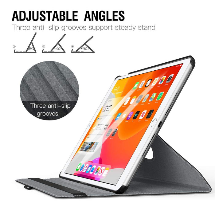 Rotatable Leather Cover Case - iPad 10.2