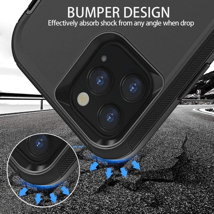 Hard Defender Case - iPhone 12 Pro Max (with Belt clip)