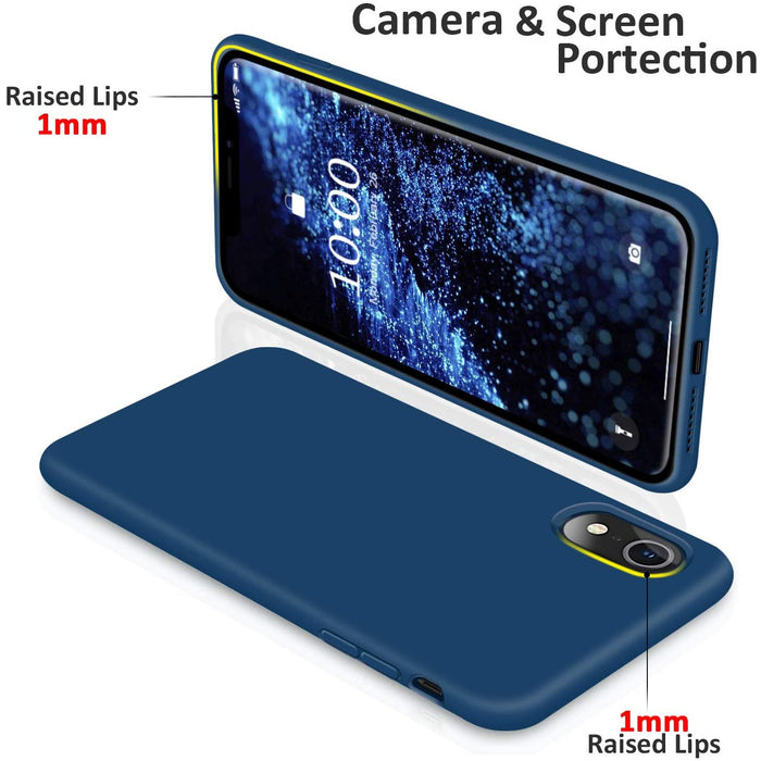 iPhone XR Soft Silicone Case Cover (Assorted Color)