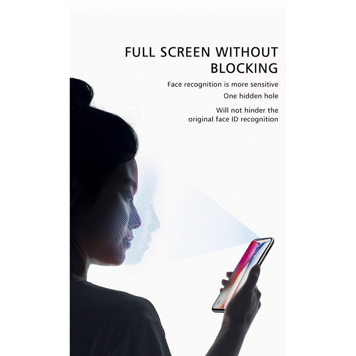 10D - iPhone X Tempered Glass (Edge to Edge Full Screen Coverage)