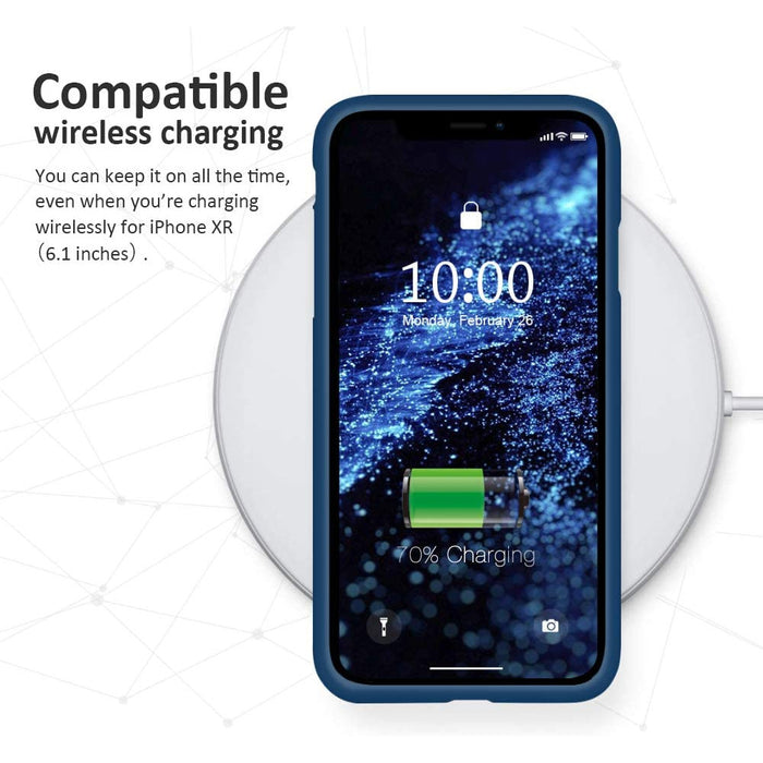 iPhone XR Soft Silicone Case Cover (Assorted Color)