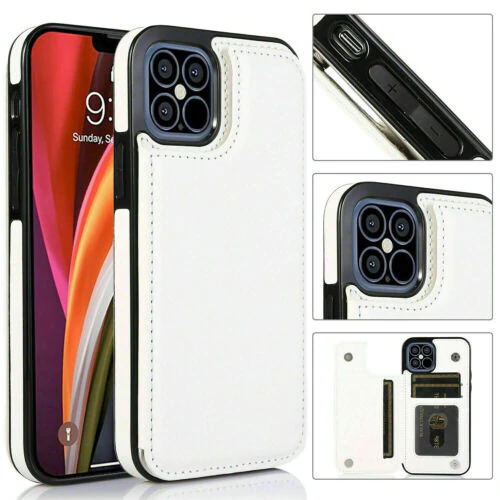 Flip Leather Case Multi Card Holder for iPhone 14, iPhone 14 Pro, iPhone 14 Plus, iPhone 14 Pro Max