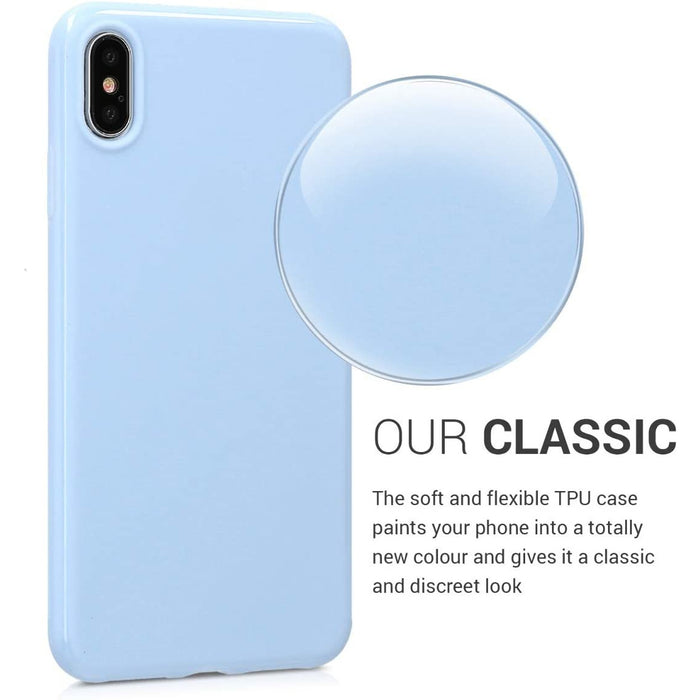 iPhone XS Max Soft Silicone Case Cover (Assorted Color)