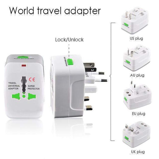 Universal Worldwide International Travel Adapter Plug 