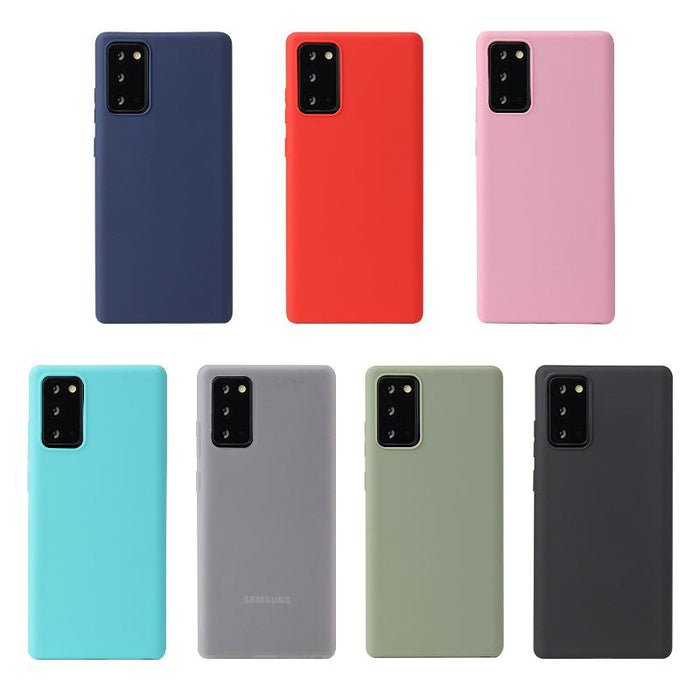 Samsung Galaxy Note 20 Ultra Soft Silicone Case Cover (Assorted Color)